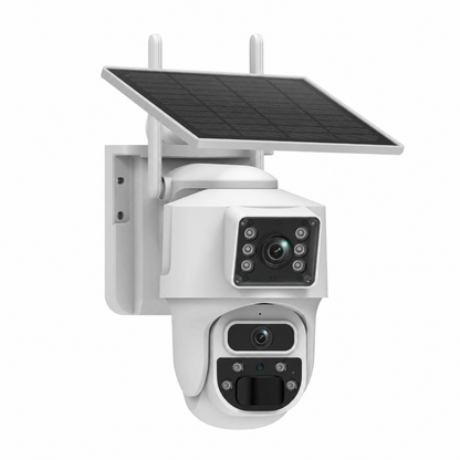 Cámara Solar 4G Doble Lente Autoseguimiento