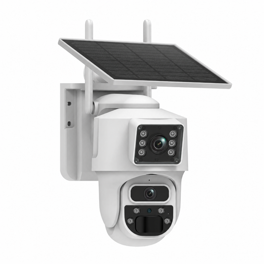 Cámara Solar 4G Doble Lente Autoseguimiento