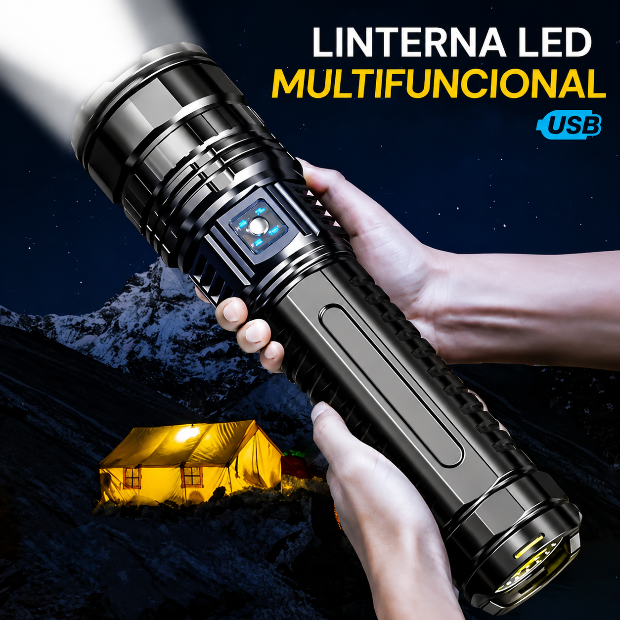 Linterna Táctica Recargable LF-S33