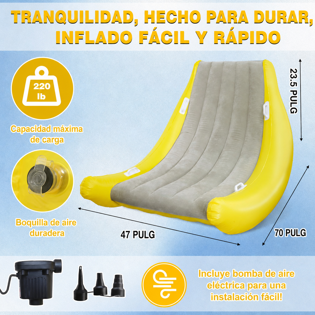 Silla Inflable Mecedora Para Niños